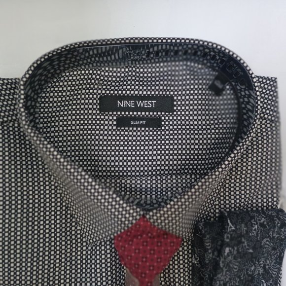 NINE WEST men's dress shirt slim fits.** Firm price. - Picture 8 of 11